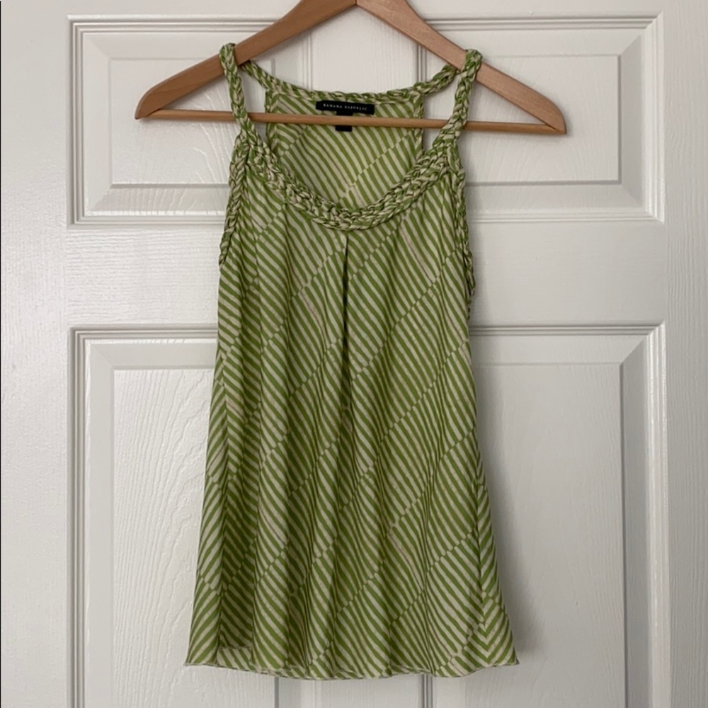Banana Republic 100% Silk Sleeveless Top XS